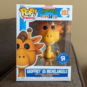 Funko Pop Geoffrey as Michelangelo TMNT TRU Canada Exclusive Ninja Turtles